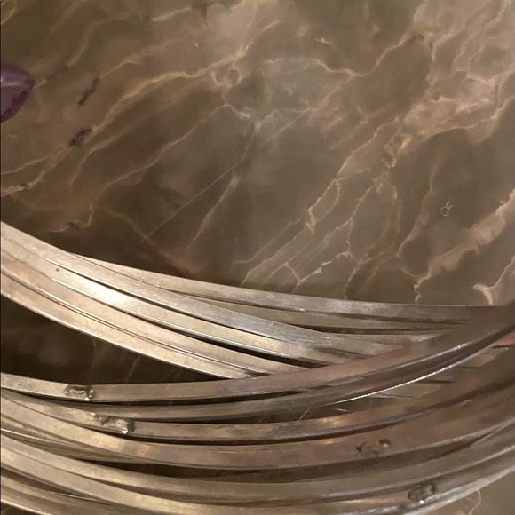 Retired Silpada 925 Sterling Silver 21 Bangle Salute Bracelet. - Picture 4 of 6